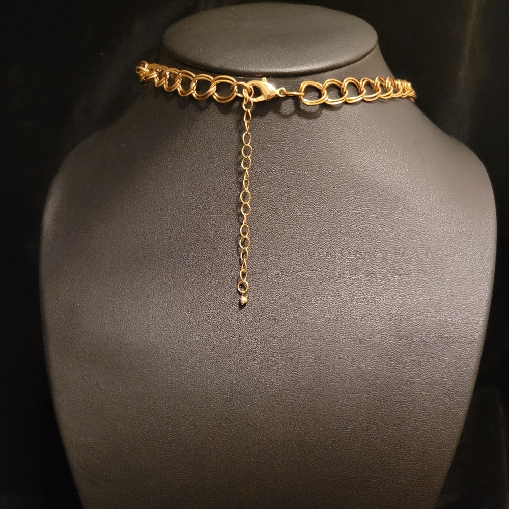 Vintage Multi Layer Long Statement Necklace - image 5